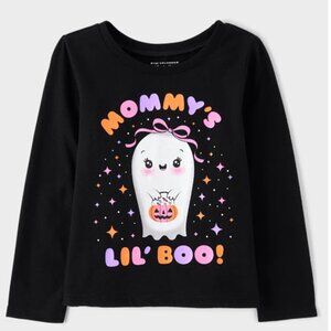 Mommy's Lil‎ Boo Graphic Tee – Black (Girls 4T) (BRAND-NEW & SUPER CUTE!)
